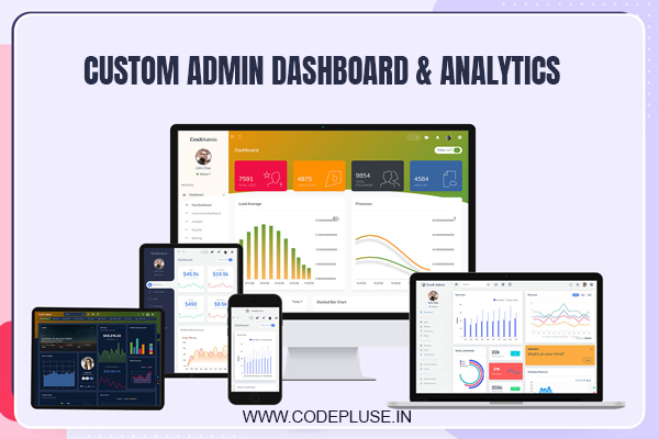 Custom Admin Dashboard & Analytics report